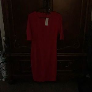NWT red dress. Great for the office or special occ